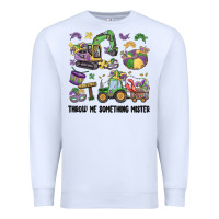 White throw me something mister Premium Sweatshirt - MaliasSmallBusiness
