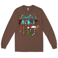 Chestnut santa s favorite ho Long Sleeve Tee - JahusDesignShop