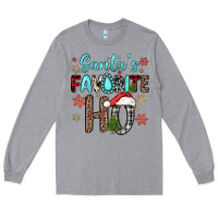 Heather Grey santa s favorite ho Long Sleeve Tee - JahusDesignShop