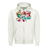 Oatmeal Heather stupid cupid Zipper Hoodie - AdoDesignShop