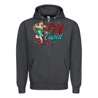 Smoke stupid cupid Zipper Hoodie - AdoDesignShop