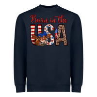 Navy barn in the usa Heavyweight Sweatshirt - Zillion Design Studio