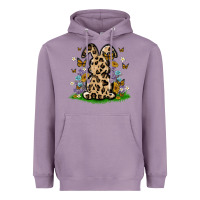 Lavender western floral bunny Heavyweight Hoodie - MaliasSmallBusiness