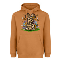 Meerkat western floral bunny Heavyweight Hoodie - MaliasSmallBusiness
