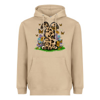 Mushroom western floral bunny Heavyweight Hoodie - MaliasSmallBusiness