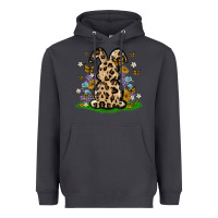 Smoke western floral bunny Heavyweight Hoodie - MaliasSmallBusiness