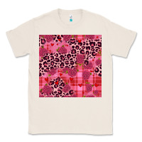 Natural valentines day roses leopard seamless pattern Classic Tee - JahusDesignShop