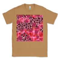 Toasted Coconut valentines day roses leopard seamless pattern Classic Tee - JahusDesignShop