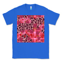True Royal valentines day roses leopard seamless pattern Classic Tee - JahusDesignShop