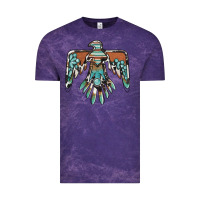 Cloud Purple thunderbird with gemstone Vintage Tee - BarkalooDesign