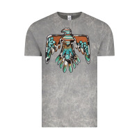 Cloud Rock thunderbird with gemstone Vintage Tee - BarkalooDesign