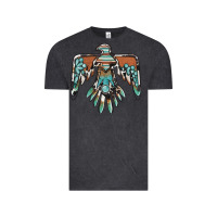 Vintage Black thunderbird with gemstone Vintage Tee - BarkalooDesign