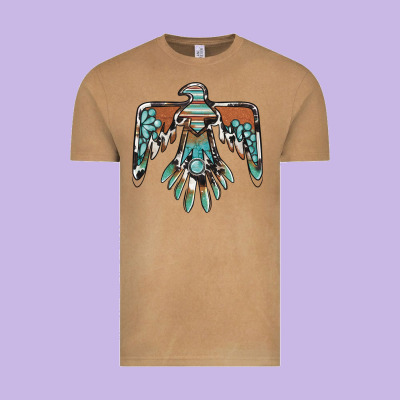 Thunderbird With Gemstone Vintage Tee Designed By Barkaloodesign