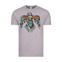 Vintage Zinc thunderbird with gemstone Vintage Tee - BarkalooDesign