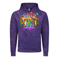 Cloud Purple be kind with heart ballons Vintage Hoodie - texasbilliewilder