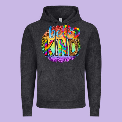 Vintage Hoodie be kind with heart ballons