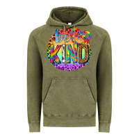 Vintage Olive be kind with heart ballons Vintage Hoodie - texasbilliewilder
