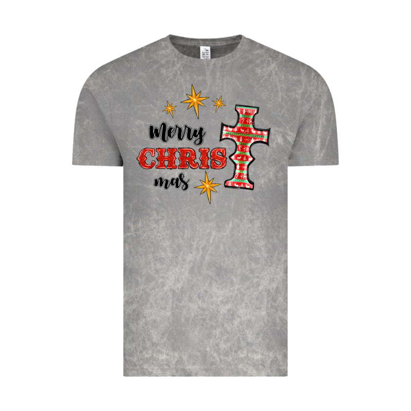 Merry Christmas Cross Vintage Tee by RanaPortraitStore | Teevron