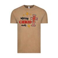 Vintage Coffee merry christmas cross Vintage Tee - RanaPortraitStore