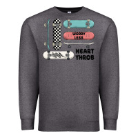 Charcoal Heather worry less Premium Sweatshirt - MaliasSmallBusiness