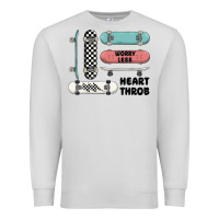 Dove Grey worry less Premium Sweatshirt - MaliasSmallBusiness