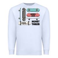 White worry less Premium Sweatshirt - MaliasSmallBusiness