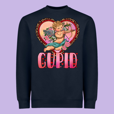Cupid Heart Heavyweight Sweatshirt Designed By Ranaportraitstore
