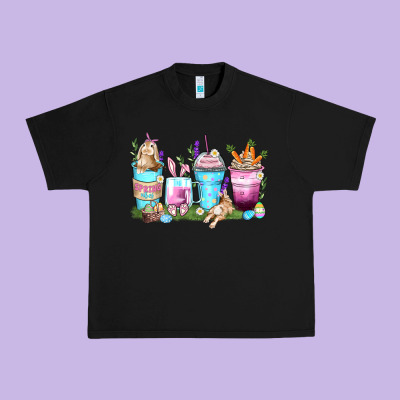Rabbit Coffee Cups Urban Heavy Tee Designed By Zillion Design Studio