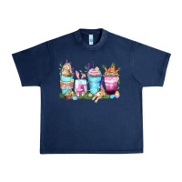Navy rabbit coffee cups Urban Heavy Tee - Zillion Design Studio