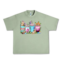 Oil Green rabbit coffee cups Urban Heavy Tee - Zillion Design Studio
