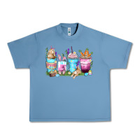 Pebble Blue rabbit coffee cups Urban Heavy Tee - Zillion Design Studio