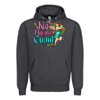Smoke no thanks cupid Zipper Hoodie - AdoDesignShop