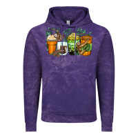Cloud Purple sloth coffee cups Vintage Hoodie - Zillion Design Studio