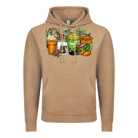 Vintage Coffee sloth coffee cups Vintage Hoodie - Zillion Design Studio