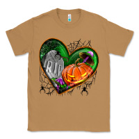 Toasted Coconut halloween heart with pumpkin Classic Tee - BundleAndBundleShop