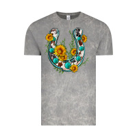 Cloud Rock cowhide sunflower horseshoe Vintage Tee - Zillion Design Studio