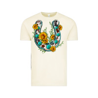 Vintage Arctic cowhide sunflower horseshoe Vintage Tee - Zillion Design Studio