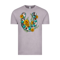 Vintage Zinc cowhide sunflower horseshoe Vintage Tee - Zillion Design Studio