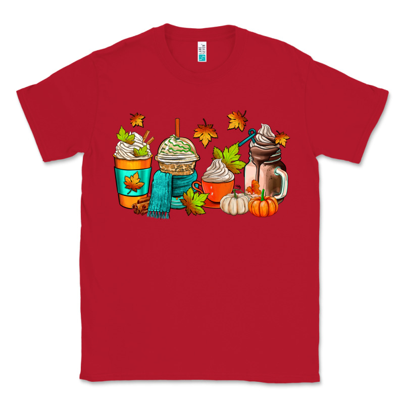 Fall Coffee Cups Classic Tee by AdoDesignShop | Teevron