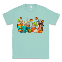 Seafoam fall coffee cups Classic Tee - AdoDesignShop