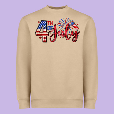 4th Of July Zillion Heavyweight Sweatshirt Designed By Zillion Design Studio