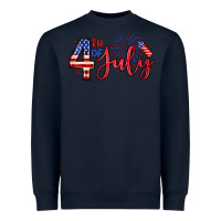 Navy 4th of july zillion Heavyweight Sweatshirt - Zillion Design Studio