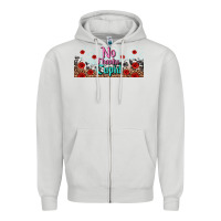 Dove Grey no thanks cupid Zipper Hoodie - AdoDesignShop