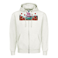Oatmeal Heather no thanks cupid Zipper Hoodie - AdoDesignShop
