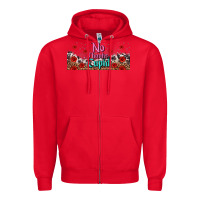 Red no thanks cupid Zipper Hoodie - AdoDesignShop