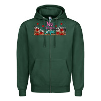 Sports Green no thanks cupid Zipper Hoodie - AdoDesignShop