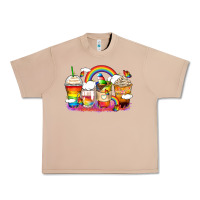 Burro rainbow coffee cups Urban Heavy Tee - Zillion Design Studio