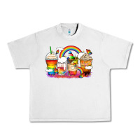 Lunar Rock rainbow coffee cups Urban Heavy Tee - Zillion Design Studio