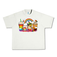 Pistachio rainbow coffee cups Urban Heavy Tee - Zillion Design Studio