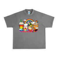 Tornado rainbow coffee cups Urban Heavy Tee - Zillion Design Studio